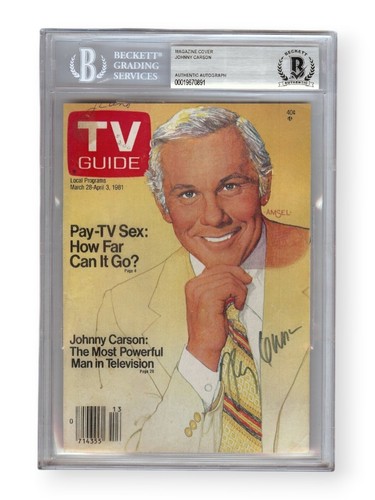 Copertina rivista autografata