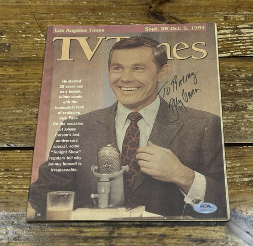 Johnny carson firmato - la, los