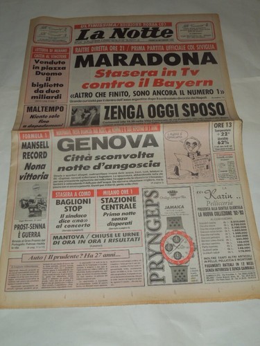 Giornale notte del 28 - notte",
